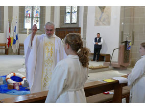 Dankgottesdienst der Kommunionkinder (Foto: Karl-Franz Thiede)